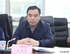 蒲白矿业公司党委书记、董事长沈显华一行到建庄矿业调研指导工作