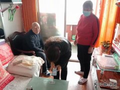 蒲白马南社区：高龄复审我帮您  关爱老人暖民心