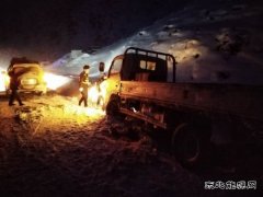 富蕴执法大队：昼夜奋战 联合救援保平安