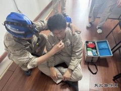 大唐沈东热电公司：开展高温中暑应急救援演练